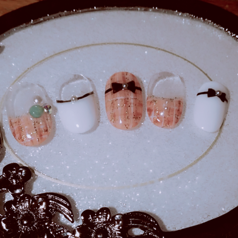 就是要美甲 - 毛呢，自己很滿意，老師說美美的，我超爽！