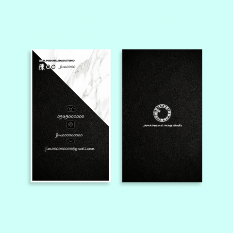JartTW Studio - 案件：JAMA攝影工作室名片製作
製作軟體：Photoshop, Illustrator