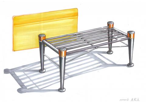 吳羚旦 - 鐵椅繪圖