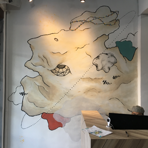 武天威 - 壁畫繪製 /   
 桃園髮廊行走的藝術