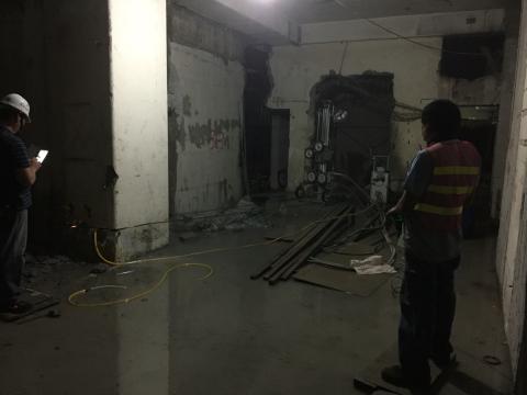 宏耀工程行 - 切柱子(大樓拆除)無震動切割