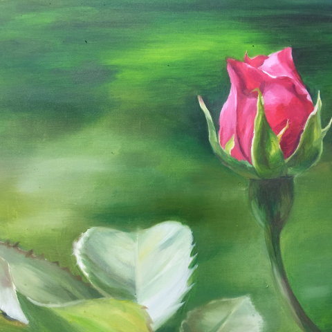 余佳靜 - 油畫畫作。