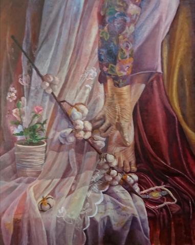 自家美術家教服務 - 作品名稱：憶

參加新北市全國美展的作品