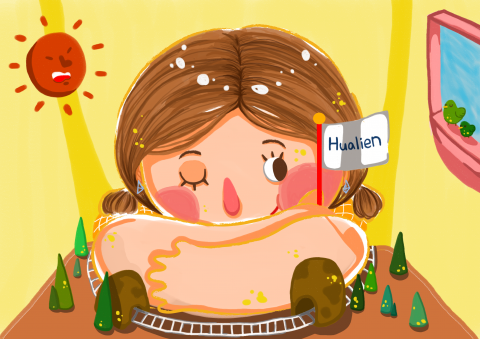 Cookie 設計 - 繪圖-花蓮一日遊