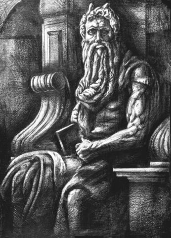 余岱昇 - 摩西像