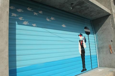 Alessia Lee - 鐵捲門彩繪