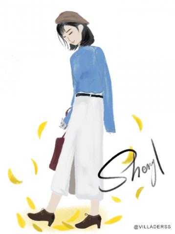 雪羅個人工作室 - [文青風] 電腦繪圖(使用軟體：Painter)