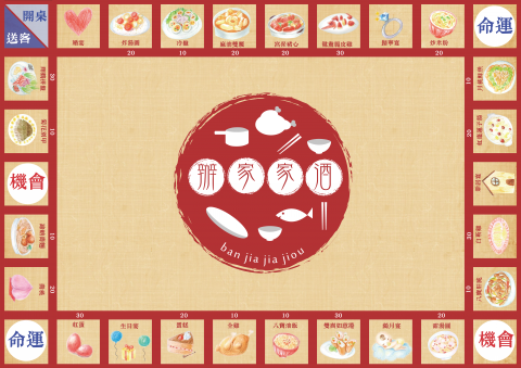 林映辰 - 大富翁遊戲底紙設計A0