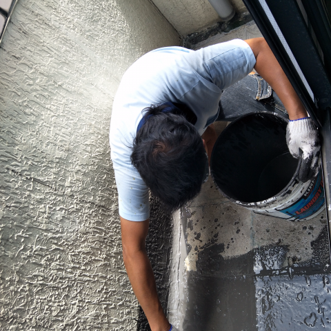 福隆工程行 - 陽台彈泥防水工程