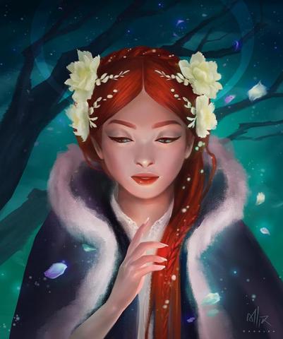 Allix - Pray-數位插畫