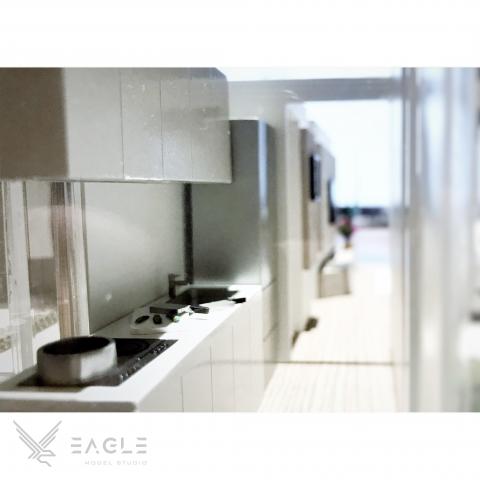 Eagle模型事務所 - 建築模型 / 雷射切割 - ➤集合住宅 - 室內模型
家最重要的不是牆壁和沙發，而是身邊的你我他。