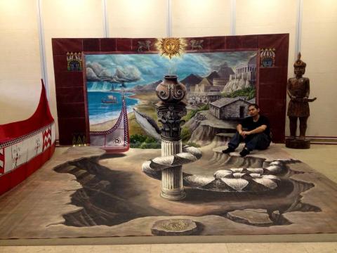 XIV藝視界 - 凱達格蘭博物館展出3Ｄ繪畫藝術