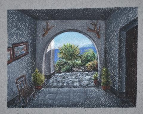 城惠琪 - 旅行插圖-希臘聖托里尼