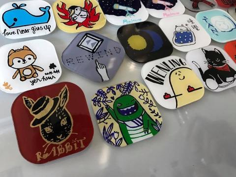 弎樓藝坊 - 絹印徽章教學