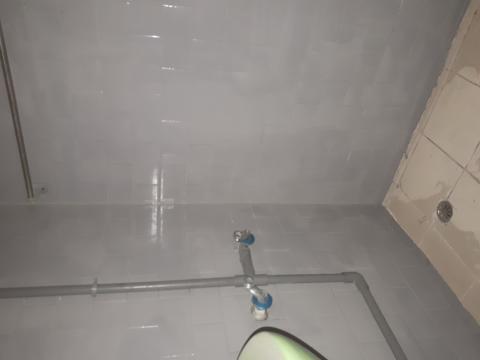 金玉滿堂  油漆 防水 工程 - 廁所 白色磁磚改銀灰色