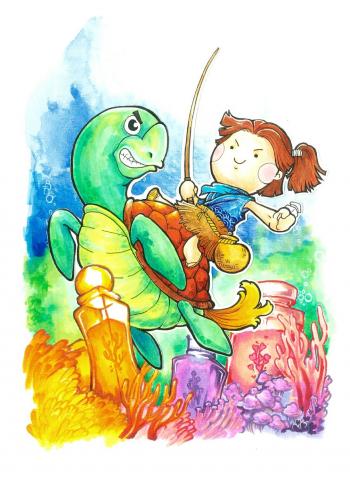 陳慶洲 - 可愛風格的人物插圖