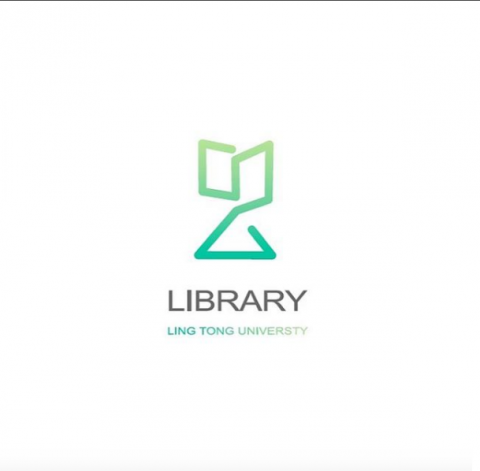 D - LIBARY 圖書館 LOGO設計