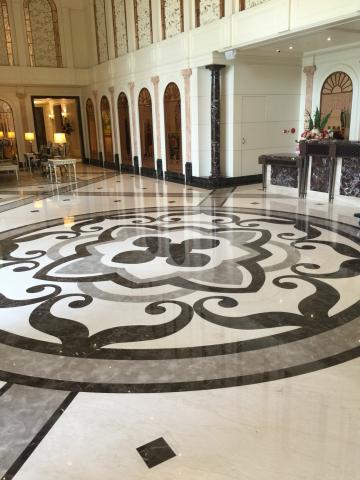 穩美國際有限公司/陳智榮 - 義大利進口大理石水刀拼花地板