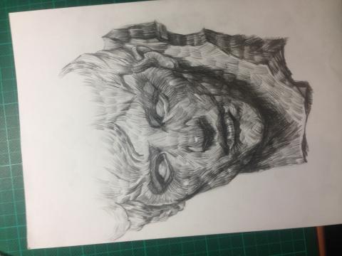 張朕淇 - 臨摹素描