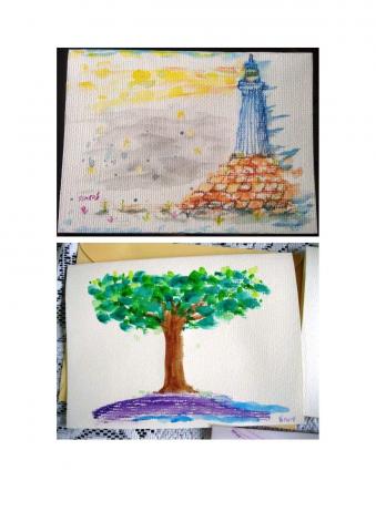 賴英倫 (珮瑩 Aining Art Studio) - 工作室作品-水彩、色鉛筆插畫