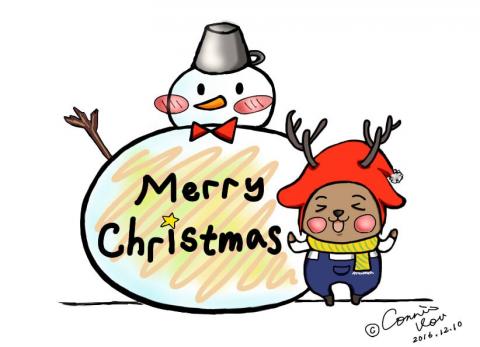 Conniekou - 明信片賀卡插圖