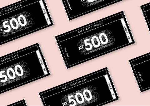 AMO - BOUTIQUE  禮券設計