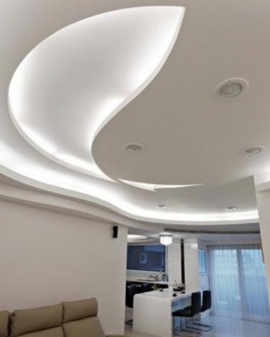 沅泰室內裝潢 - 暗架造型天花板。