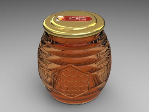 舜奕設計............ - 有色壓克力蜂蜜罐