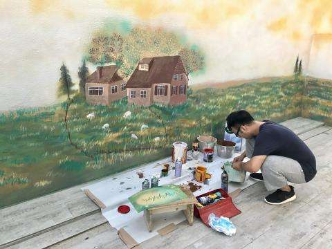 梵-藝術創意整合設計 - 國界消防壁畫