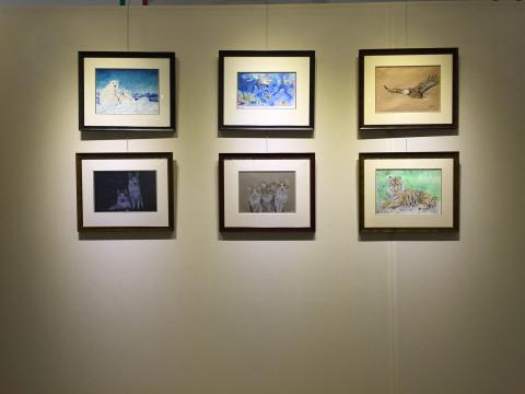 陳志芳 - 《為愛歡呼》繪畫展｜醫院大廳｜2015