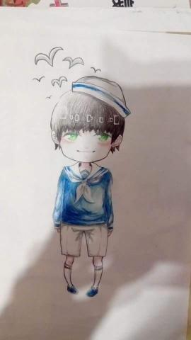 阿倢 - 人物插畫
為明星小站繪製
媒彩：色鉛筆（油）