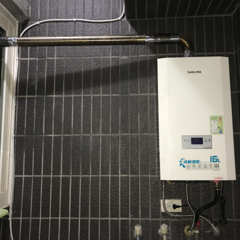 慕羽設計 - 櫻花 DH-1693 強制排氣
渦輪增壓 安裝圖