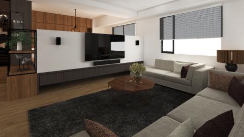 3D效果圖繪製 . 施工圖繪製 - 現代極簡風