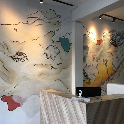 武天威 - 壁畫繪製 /   
 桃園髮廊行走的藝術