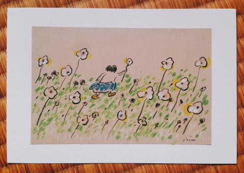 廖婕安 - 送給農夫朋友一家人的卡片。（小女兒）