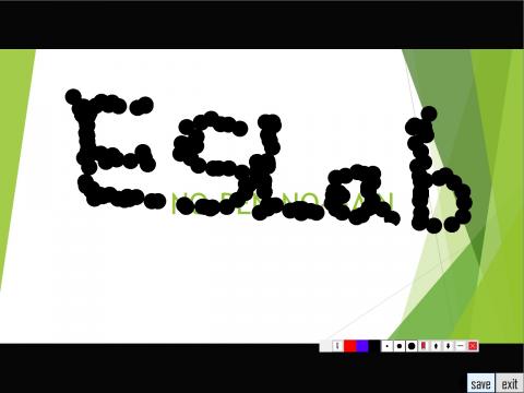 台灣大學 - 《投影軟體的開發》
成果：提供一種可能的投影筆解決方案。只需要一支雷射筆，就能控制投螢幕中滑鼠游標的位置。
方法：在雷射筆上裝設藍牙與按鈕感應器，將按鈕訊號傳到手機，手機拍攝雷射筆光點位置，在將滑鼠位置移動的光點上，完成雷射筆控制滑鼠的流程。