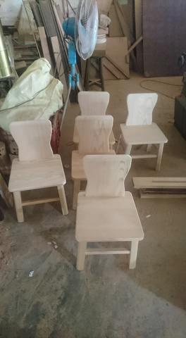 古風實木家具 - 靠背小椅子