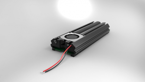 岩督科技有限公司 - 鋁擠型M.2+風扇設計