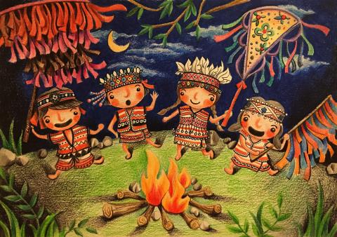 窗想影像設計有限公司 - 手繪  / 插畫 / 廣告 / 原住民 窗想影像設計有限公司 - 手繪  / 插畫 / 廣告 / 原住民