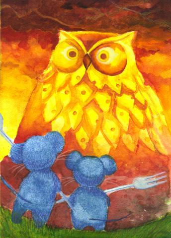 林艾瑩 - 創意水彩複合色鉛筆插畫