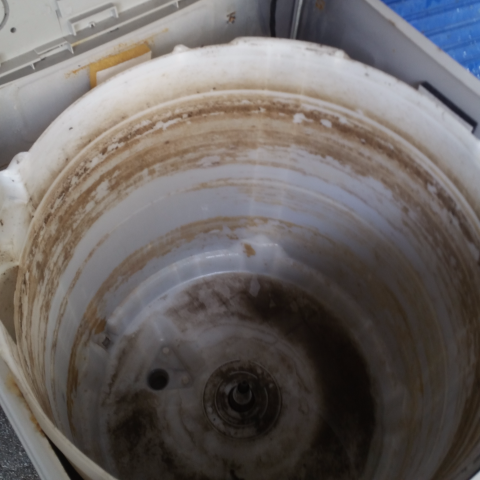 一松企業社 - 外桶清洗前