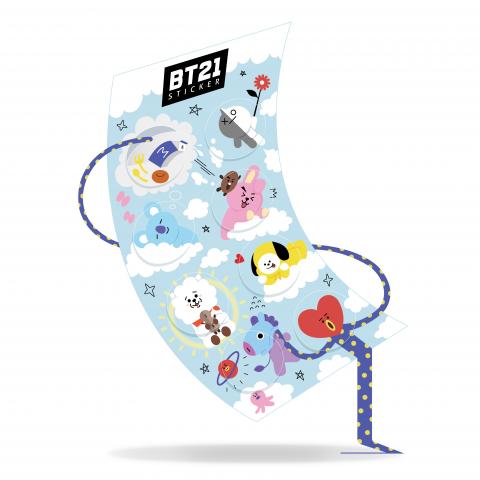 Yaosheng Design - 平面插畫_BT21貼紙 創作設計