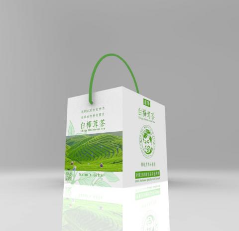 藍暘 - 康樺 白茸樺茶
包裝視覺設計 3D模擬圖
