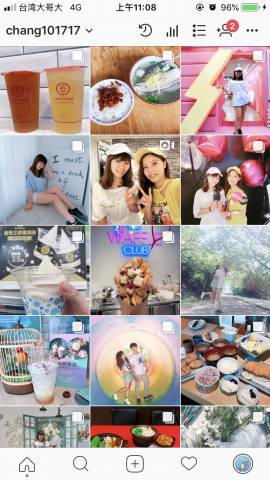張素瑛 - IG目前版面