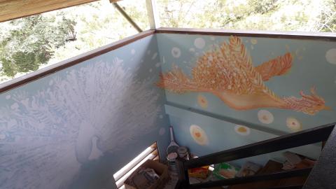 YinyinChang - 壁畫 - 鳳凰
象徵吉祥、富貴。