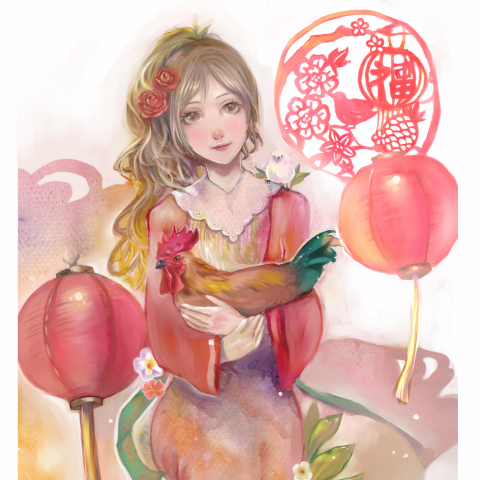 紫醉金迷 - 雞年新年賀卡
水彩風電腦繪圖插畫設計
可設計封面、明信片、衣服、網站用插圖等......