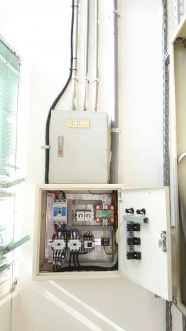 國豪水電工程 - 竹蓮市場 排煙接電源 新置