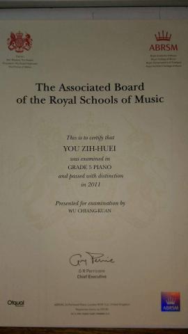吳姜冠 - Student got high score Abrsm piano grade 5 