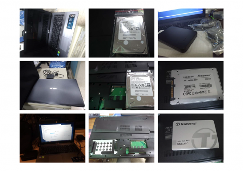 仲益資訊 - 感謝桃園宋先生，光顧維修。
ASUS X550C筆電，系統緩慢需要升級及應用程式校正，更換SSD+重灌win10 os+ 硬碟資料備份外接。