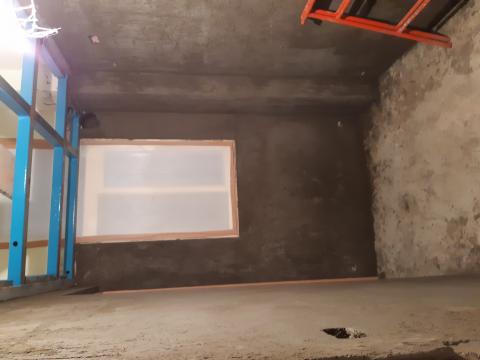 曾貴慶 - 用水清洗乾淨.拉線黏模基粒貼條完成.打好粗底完成圖  